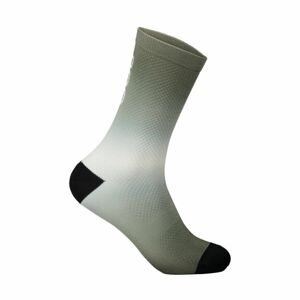 POC Cyklistické ponožky klasické - ESSENTIAL PRINT - zelená M