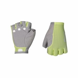 POC Cyklistické rukavice krátkoprsté - AGILE SHORT - žltá/šedá S