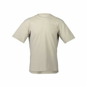 POC Cyklistické tričko s krátkym rukávom - POISE - béžová XL