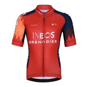 BONAVELO Cyklistický dres s krátkym rukávom - INEOS 2023 KIDS - červená/modrá