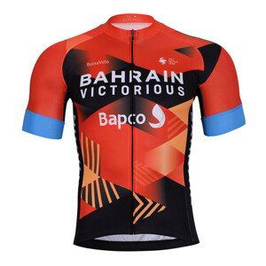 BONAVELO Cyklistický dres s krátkym rukávom - B.VICTORIOUS 2023 - červená/čierna 2XL
