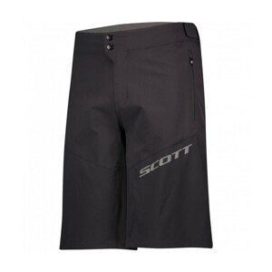 SCOTT Cyklistické nohavice krátke bez trakov - ENDURANCE LS/FIT - čierna 2XL