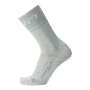 UYN Cyklistické ponožky klasické - ONE LIGHT - biela/strieborná 42-44