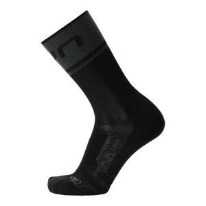 UYN Cyklistické ponožky klasické - ONE LIGHT - čierna/antracitová 39-41