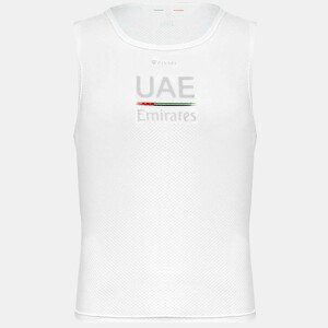 PISSEI Cyklistické tričko bez rukávov - UAE 2023 - biela L-2XL
