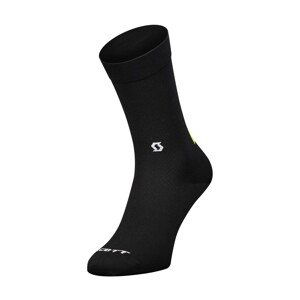 SCOTT Cyklistické ponožky klasické - PERFO SRAM CREW - čierna 42-44