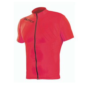 BIOTEX Cyklistický dres s krátkym rukávom - EMANA - červená XS-S