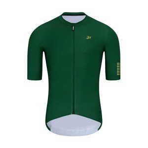 HOLOKOLO Cyklistický dres s krátkym rukávom - VICTORIOUS GOLD - zelená M