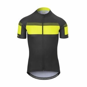 GIRO Cyklistický dres s krátkym rukávom - CHRONO SPORT - čierna/žltá M