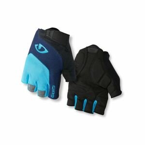 GIRO Cyklistické rukavice krátkoprsté - BRAVO - modrá M