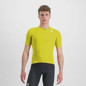 SPORTFUL Cyklistický dres s krátkym rukávom - MATCHY - žltá 2XL