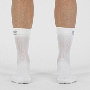 SPORTFUL Cyklistické ponožky klasické - MATCHY LADY - biela L-XL