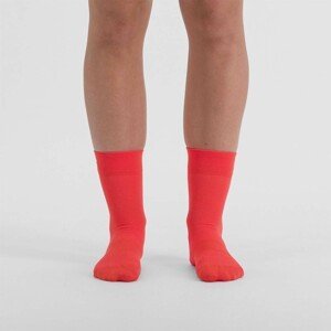 SPORTFUL Cyklistické ponožky klasické - MATCHY LADY - ružová S-M