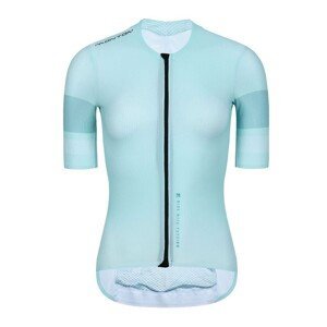 MONTON Cyklistický dres s krátkym rukávom - PRO STARSHINE LADY - svetlo modrá L