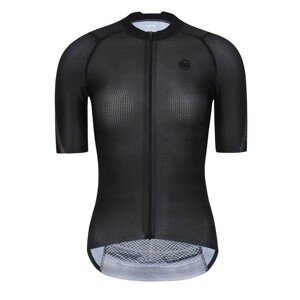 MONTON Cyklistický dres s krátkym rukávom - PRO CARBONFIBER LADY - čierna