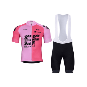 BONAVELO Cyklistický krátky dres a krátke nohavice - EDUCATION-EASYPOST24 - čierna/ružová