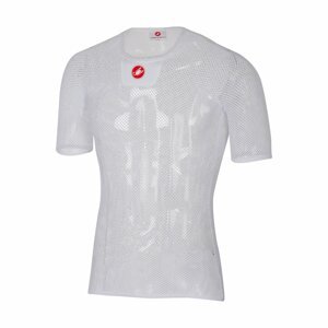 CASTELLI Cyklistické tričko s krátkym rukávom - CORE MESH 3 - biela S-M