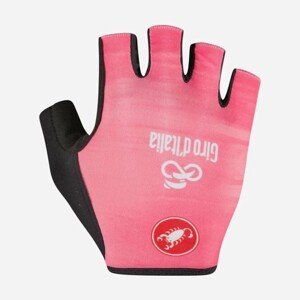 CASTELLI Cyklistické rukavice krátkoprsté - GIRO D'ITALIA 2024 - ružová XL