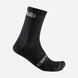 CASTELLI Cyklistické ponožky klasické - GIRO D'ITALIA 2023 - čierna L-XL