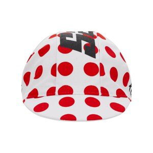 SANTINI Cyklistická čiapka - TOUR DE FRANCE 2023 - biela/červená UNI