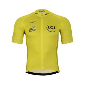 BONAVELO Cyklistický dres s krátkym rukávom - TOUR DE FRANCE 2023 - žltá