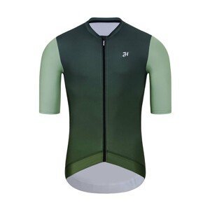 HOLOKOLO Cyklistický dres s krátkym rukávom - INFINITY - zelená XS