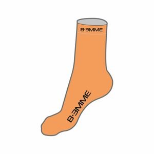 BIEMME Cyklistické ponožky klasické - ponožky - oranžová S
