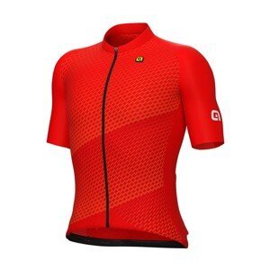 ALÉ Cyklistický dres s krátkym rukávom - WEB PR-E - červená L