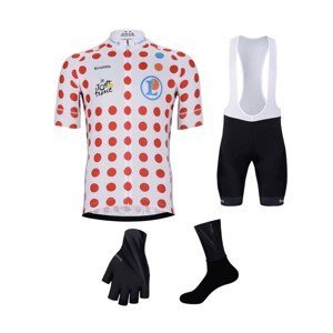 BONAVELO Cyklistický mega set - TOUR DE FRANCE 2023 - čierna/červená/biela