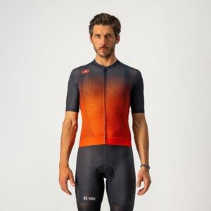 CASTELLI Cyklistický dres s krátkym rukávom - INSIDER - oranžová/červená M
