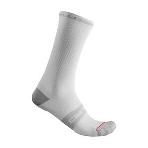 CASTELLI Cyklistické ponožky klasické - SUPERLEGGERA T 18 - biela 2XL
