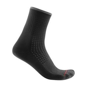 CASTELLI Cyklistické ponožky klasické - PREMIO - čierna