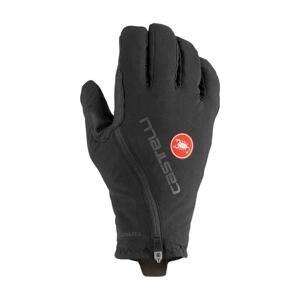 CASTELLI Cyklistické rukavice dlhoprsté - ESPRESSO GT - čierna M