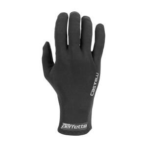 CASTELLI Cyklistické rukavice dlhoprsté - PERFETTO ROS W - čierna L