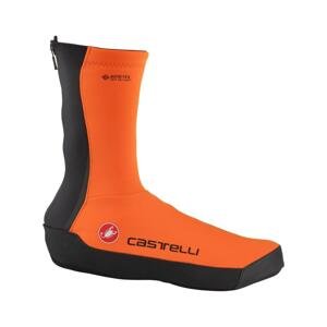 CASTELLI Cyklistické návleky na tretry - INTENSO UL - oranžová