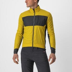 CASTELLI Cyklistická vetruodolná bunda - UNLIMITED PUFFY - žltá