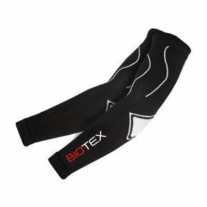 BIOTEX Cyklistické návleky na ruky - SEAMLESS - čierna/biela XS-S