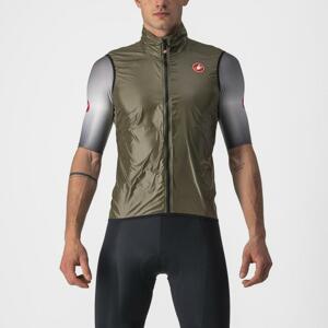 CASTELLI Cyklistická vesta - ARIA VEST - zelená M