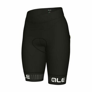 ALÉ Cyklistické nohavice krátke bez trakov - TRAGUARDO LADY  - biela/čierna L