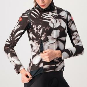 CASTELLI Cyklistická zateplená bunda - PERFETTO ROS W UNLIMITED - čierna/biela S