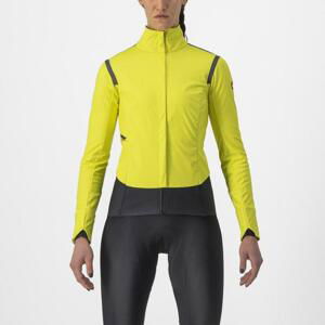 CASTELLI Cyklistická zateplená bunda - ALPHA ROS 2 W - žltá