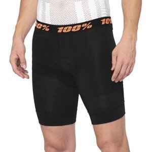 100% SPEEDLAB Cyklistické boxerky - CRUX - čierna
