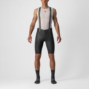 CASTELLI Cyklistické nohavice krátke s trakmi - FREE AERO RC - čierna S