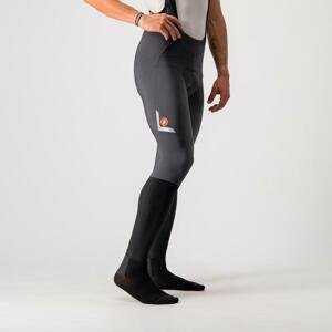 CASTELLI Cyklistické nohavice dlhé s trakmi - VELOCISSIMO 5 - čierna XL