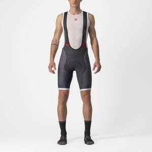 CASTELLI Cyklistické nohavice krátke s trakmi - COMPETIZIONE KIT - šedá XL