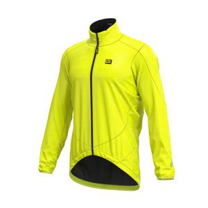 ALÉ Cyklistická zateplená bunda - LIGHT PACK - žltá XL