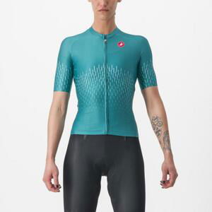 CASTELLI Cyklistický dres s krátkym rukávom - AERO PRO W - zelená