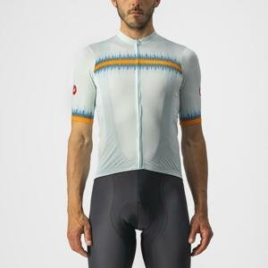 CASTELLI Cyklistický dres s krátkym rukávom - GRIMPEUR - svetlo modrá M