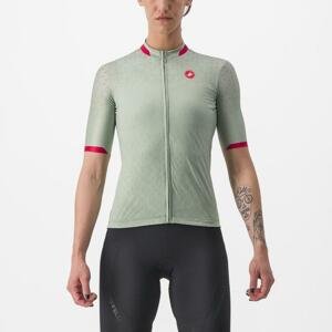 CASTELLI Cyklistický dres s krátkym rukávom - PEZZI - zelená XS