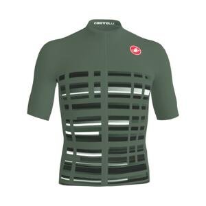 CASTELLI Cyklistický dres s krátkym rukávom - COMPETIZIONE GUEST DESIGNER M012 - zelená